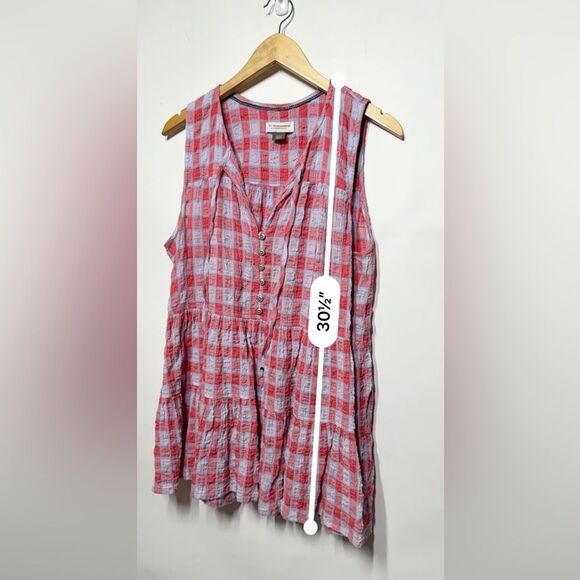 Anthropologie Pilcro Neve Tiered Blouse in Coral
L NWOT - Picture 6 of 11